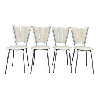 Set of 4 vintage Tublac chairs