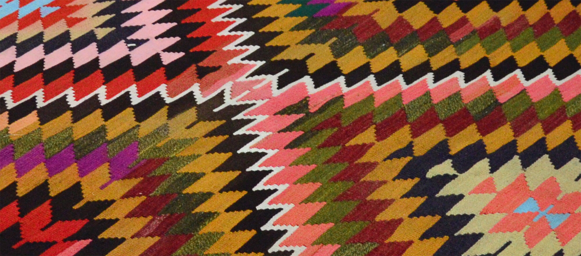 Anatolian handmade kilim rug 295 cm x 173 cm