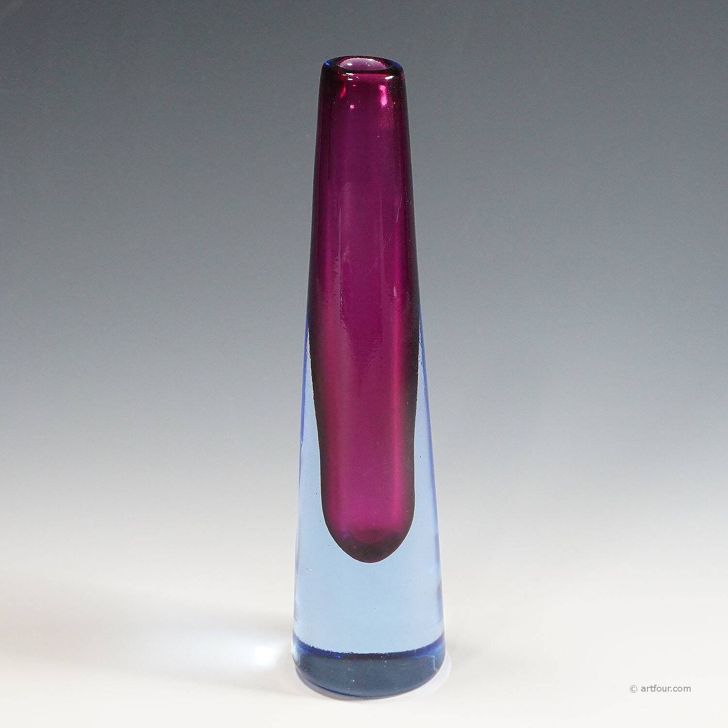 Vintage Murano glass vase by Salviati & Co. circa 1960