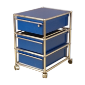 Meuble de bureau USM sur roulettes, Fritz Haller & Paul Scharer des années 70