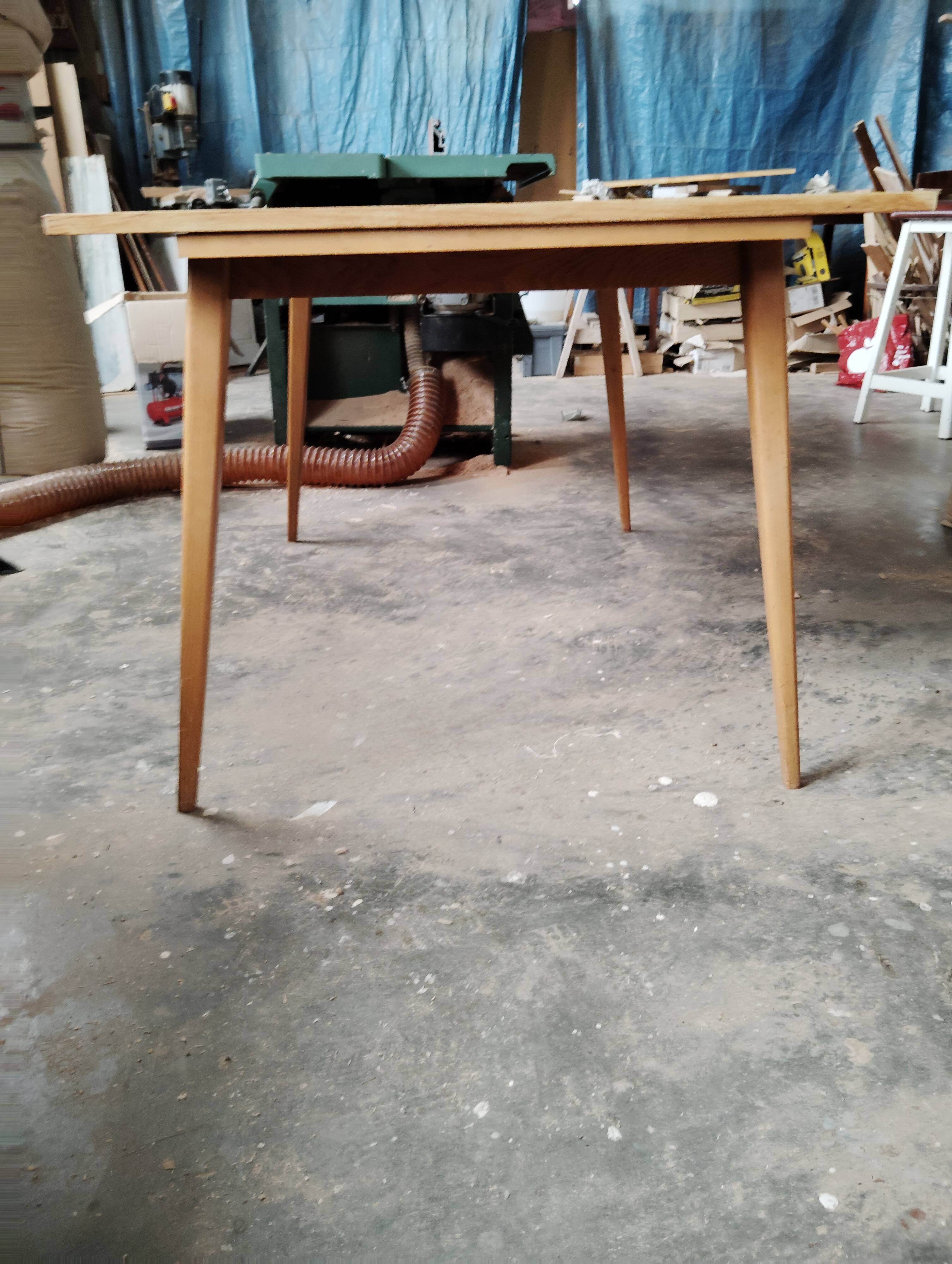 Vintage Scandinavian oak table