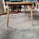 Table vintage scandinave chêne
