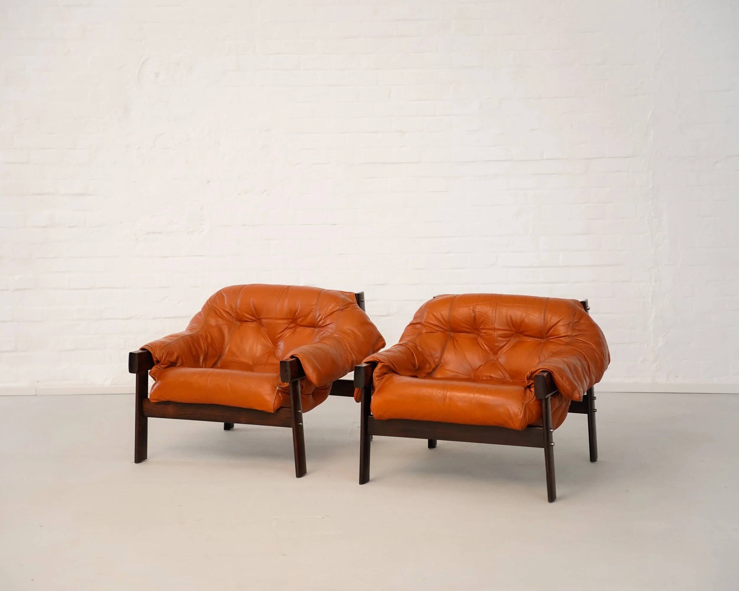 MP-41 Lounge Chairs by Percival Lafer for Lafer MP