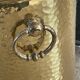 Porte-parapluie en laiton vintage