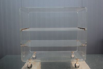 Desserte Davide Lange lucite collection les invisibles 1970-1980