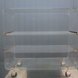 Service Davide Lange lucite collection les invisibles 1970-1980