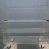 Service Davide Lange lucite collection les invisibles 1970-1980