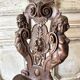 Pair of walnut chairs circa 1880