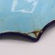 Duo of Longwy enamel saucers