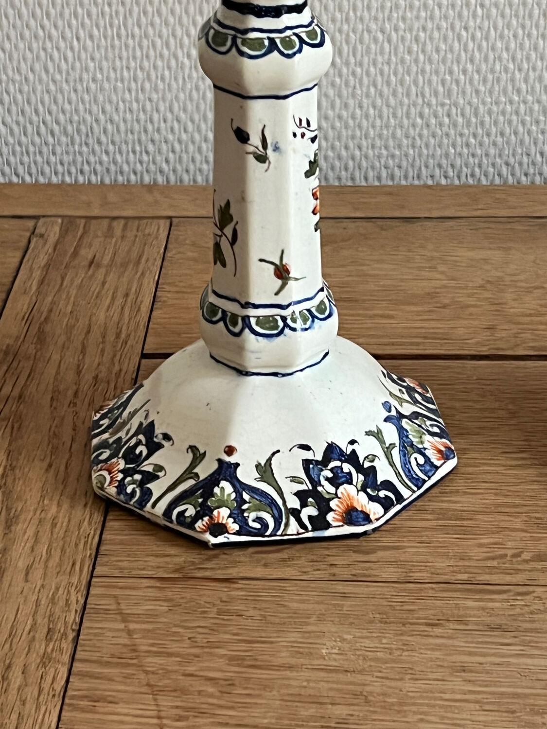 Pair of candlesticks Rouen