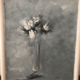 Painting on canvas with frame