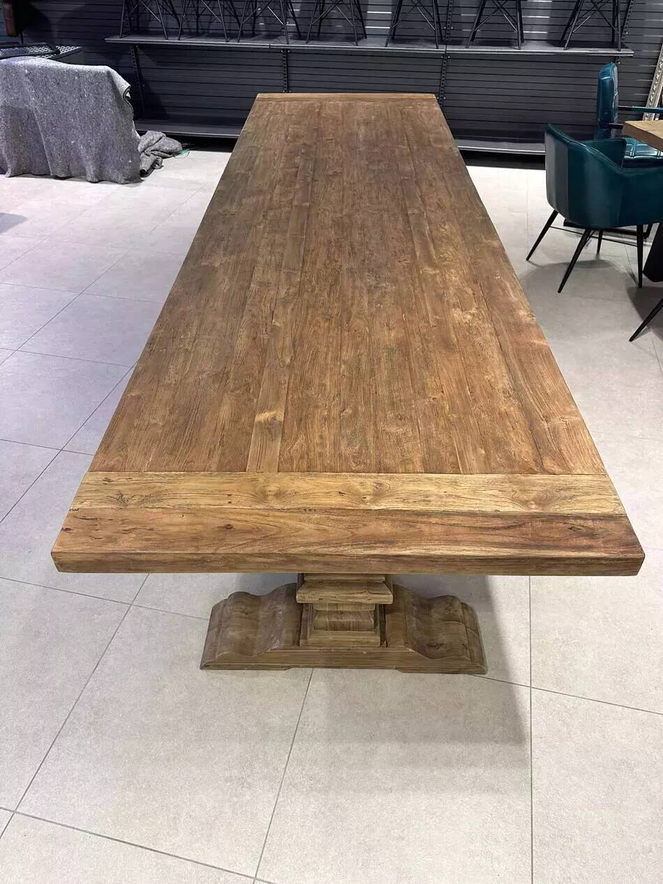 SPIRITO monastery table in solid oak - length 300 cm