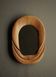 Mid-Century Anthroposophical Pine Wall Mirror, 1970s