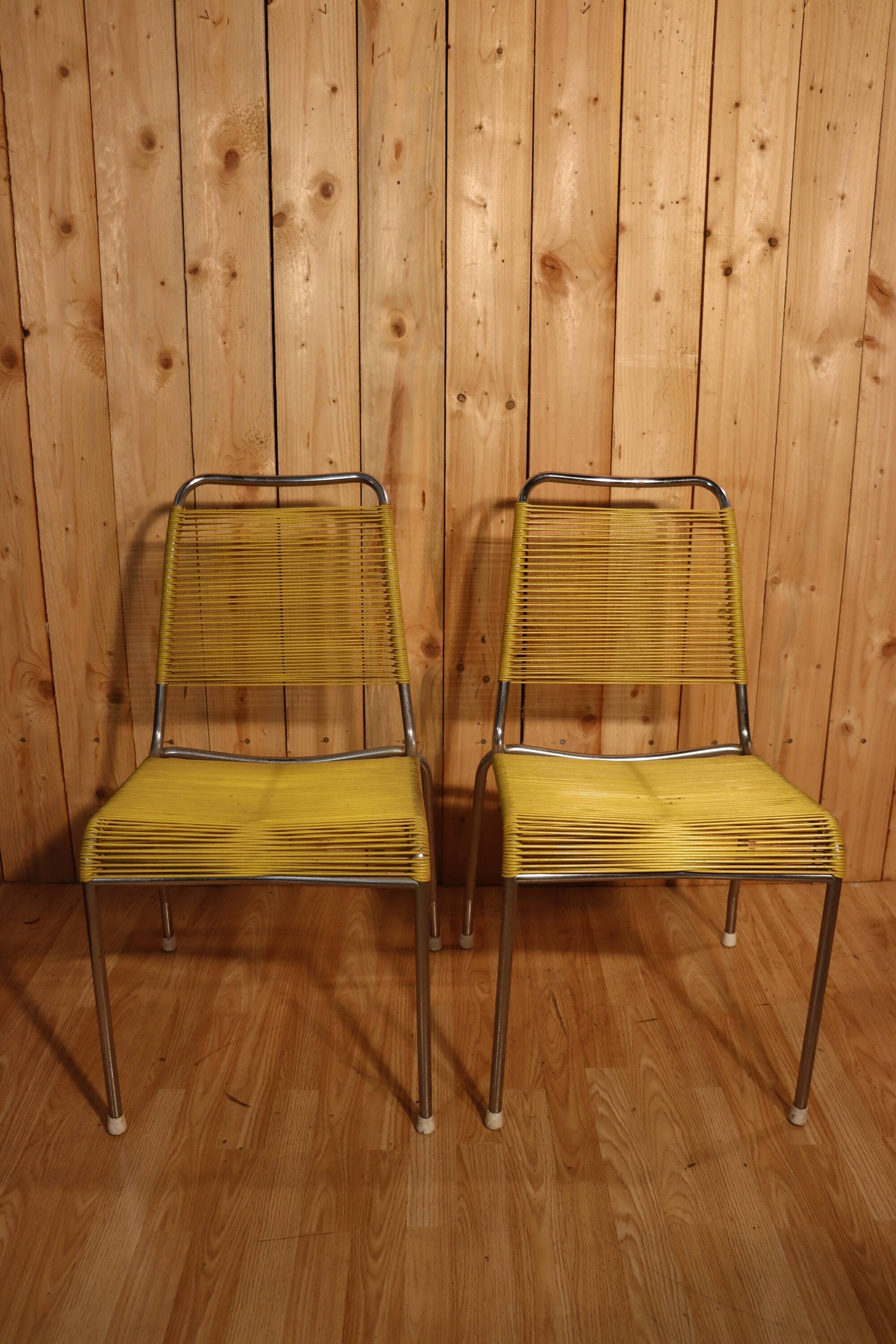 Pair of vintage Altorfer garden chairs