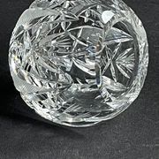 Cendrier boule individuel en cristal taillé - XXème