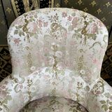 Paire de fauteuils chauffeuses Napoléon III