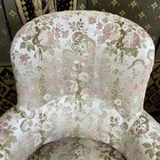 Paire de fauteuils chauffeuses Napoléon III
