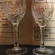 Crystal d'Arques footed glasses