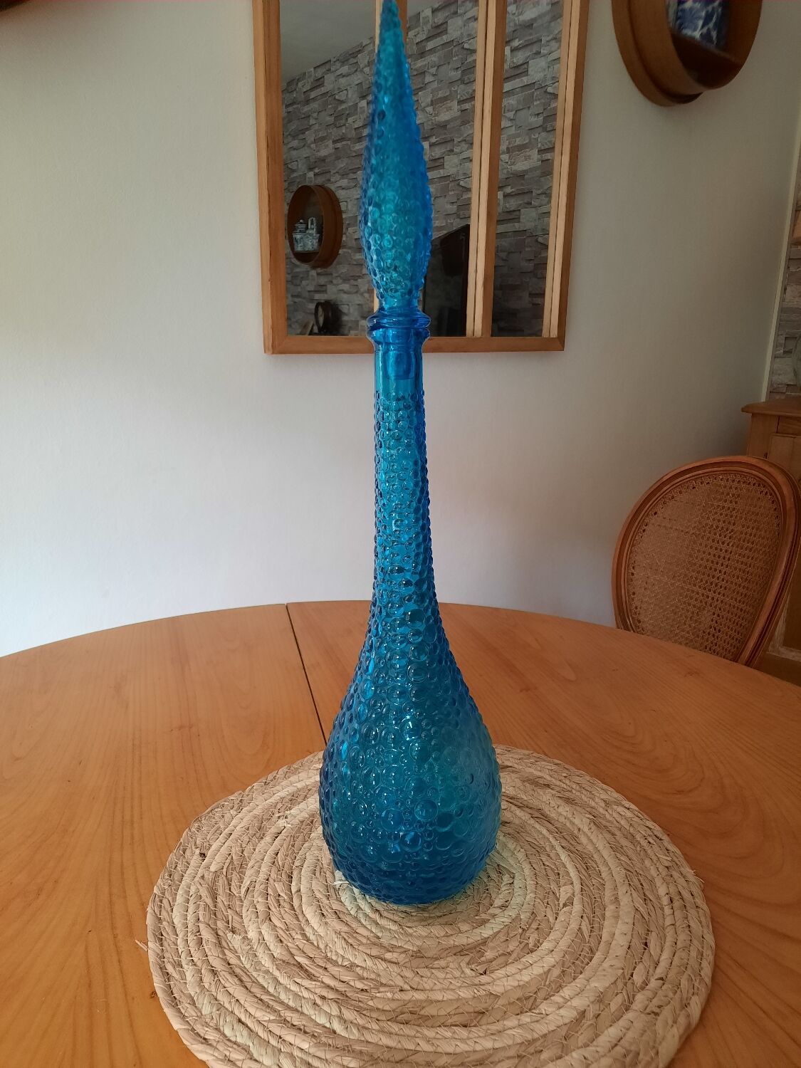 Empoli glass decanter