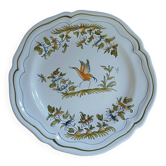 Antique Moustiers flat plate