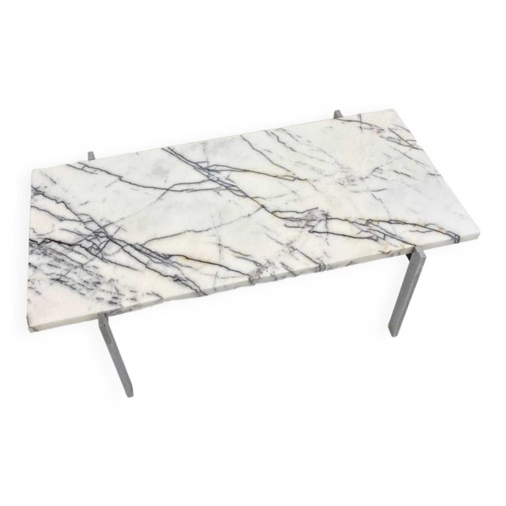 White marble coffee table