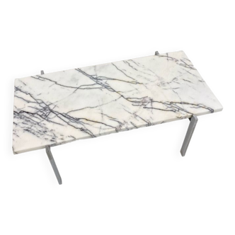 Table basse en marbre blanc