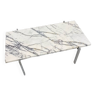 Table basse en marbre blanc