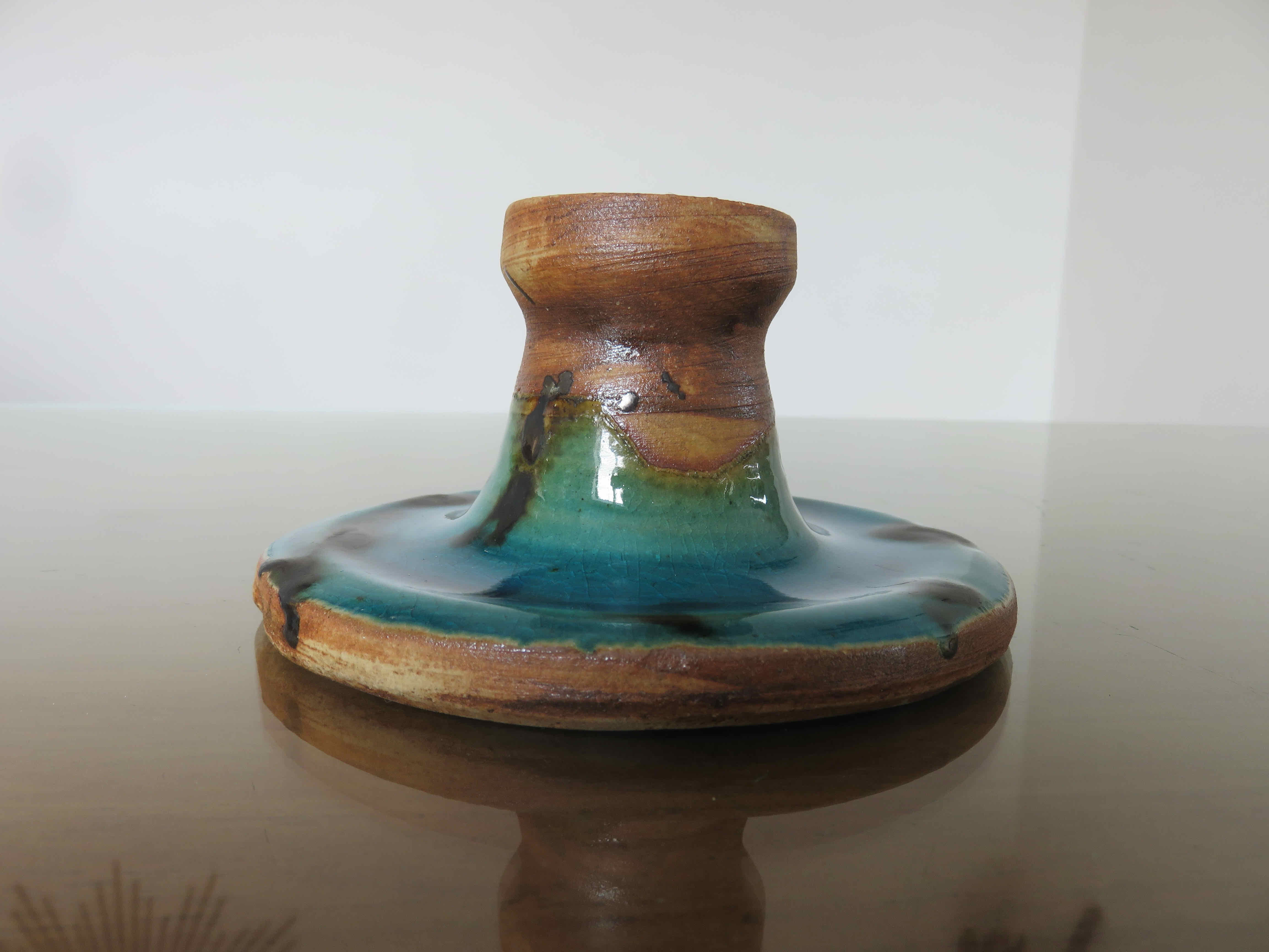 Candle holder " Grès du Colombier " 50s 60s