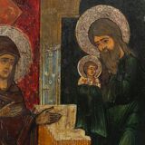 Russian wood panel Icon of the Presentation of Our Lord, 19th Century