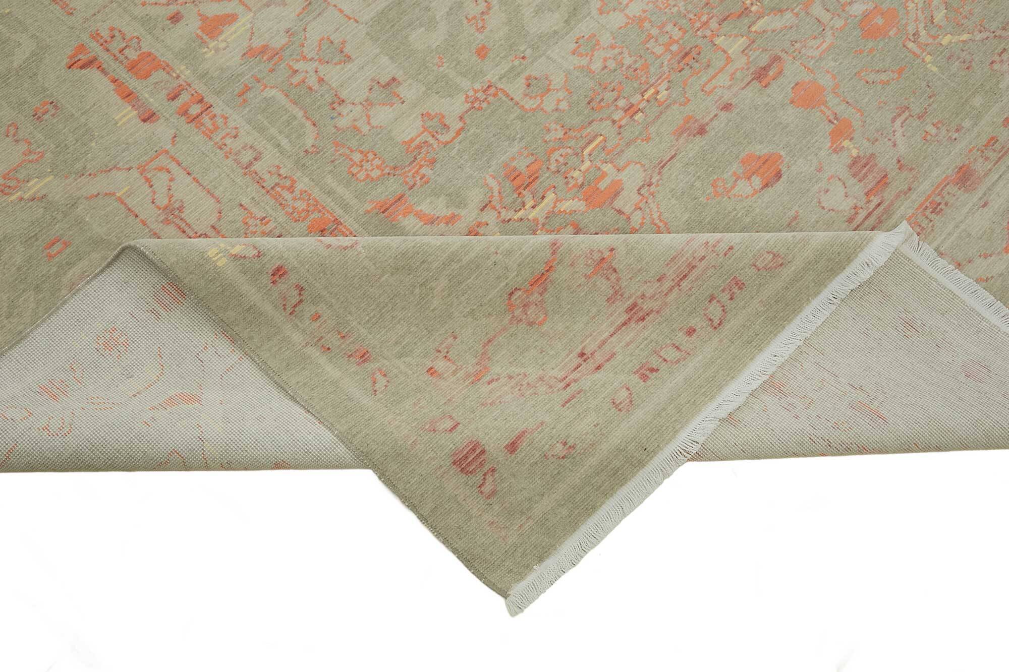 Tapis Oushak turc fait main 251 cm x 335 cm