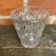 Seau A Glace Ancien Cristal Taillé Années 60 West Germany Vintage #D87