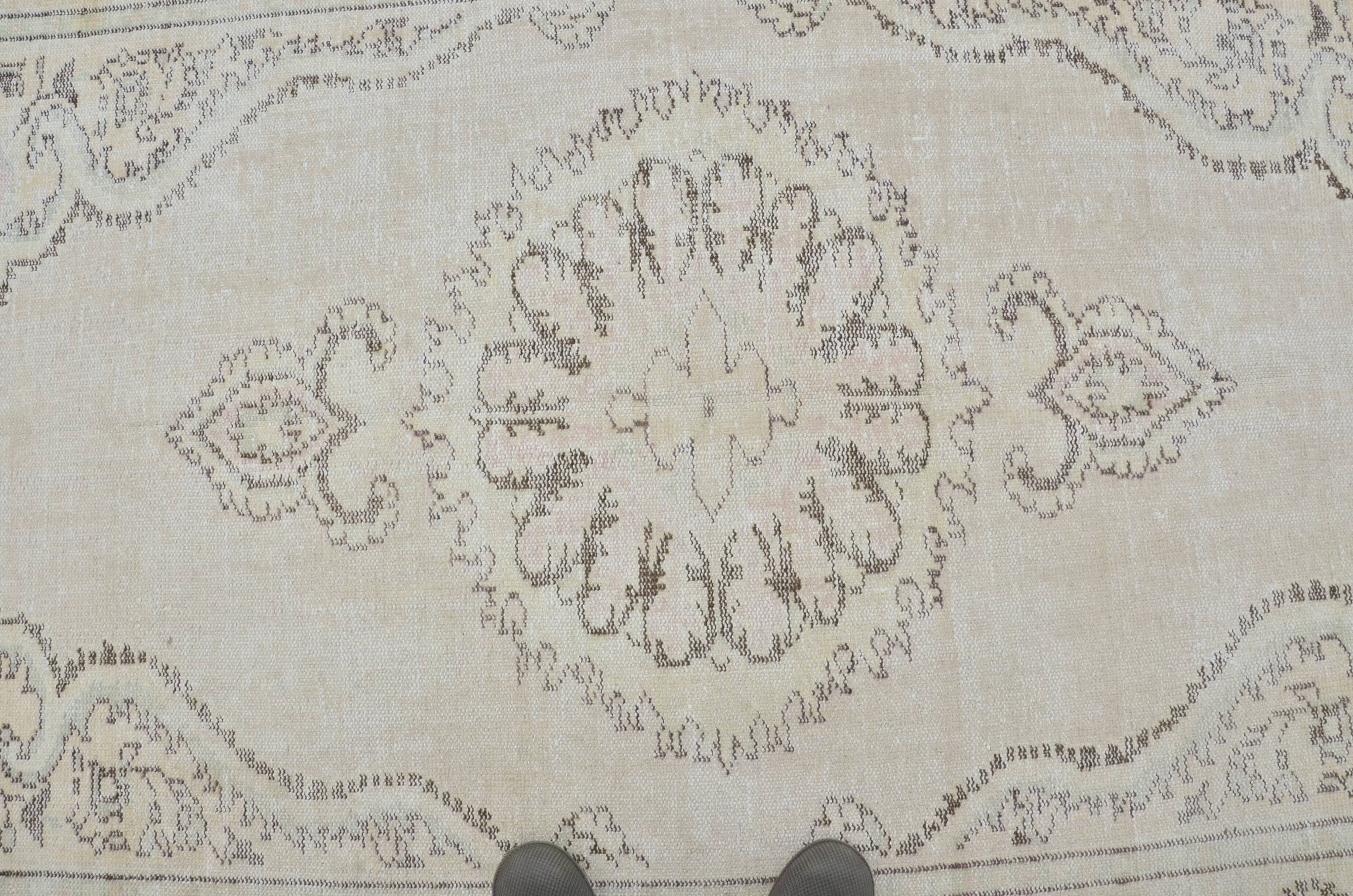 Antique Oushak Floral Rug sku 3466