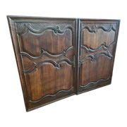 paire de portes en chêne