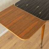 50s Extendable Glass/Wooden Table
