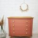 Revamped vintage chest of drawers