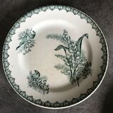 Set of 4 old plates st amandinoise st amand décor muguet