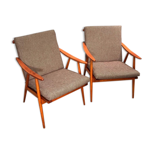 paire de fauteuils vintage