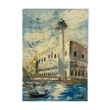 HST table "Doge's Palace" Venice, circa 1950 signed LYS
