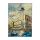 HST table "Doge's Palace" Venice, circa 1950 signed LYS