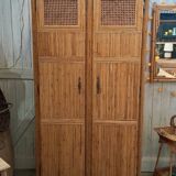 Rattan wardrobe