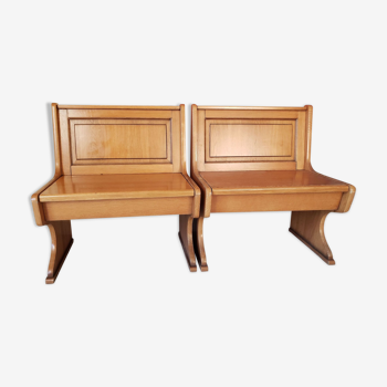 2 Vintage chest benches 60s