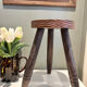 Brutalist tripod stool cottage farmhouse