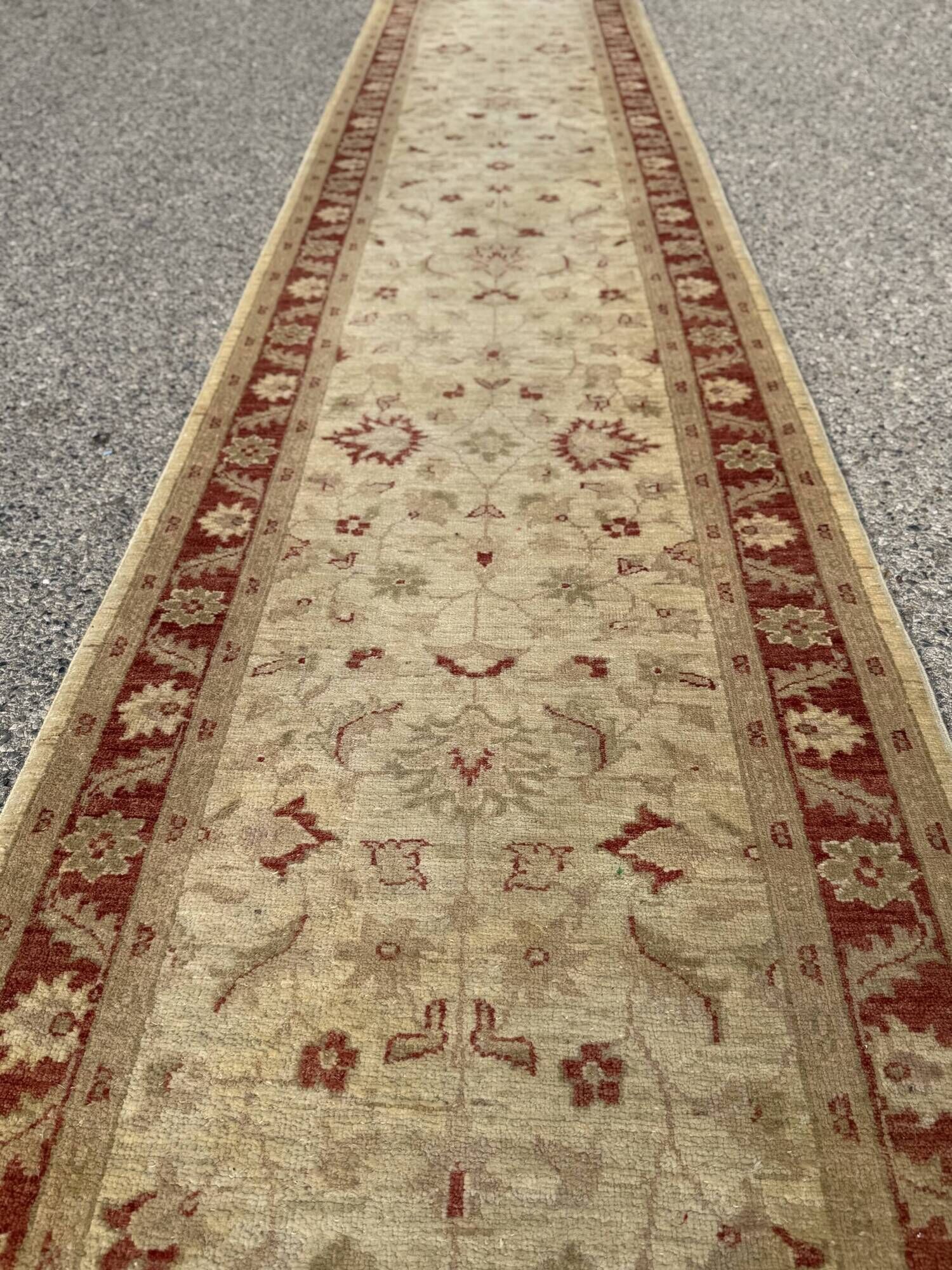 Orient Ziegler hallway rug: 4.50 x 0.83 metres - Handmade wool