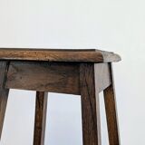 Patinated wooden side table – rustic simplicity