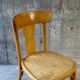 Chaise bistrot bois-courbé vintage 1960
