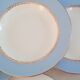 Hollow earthenware plates Café Gilbert by Moulin des Loups Vintage