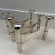 Candle Holder in Silver Metal