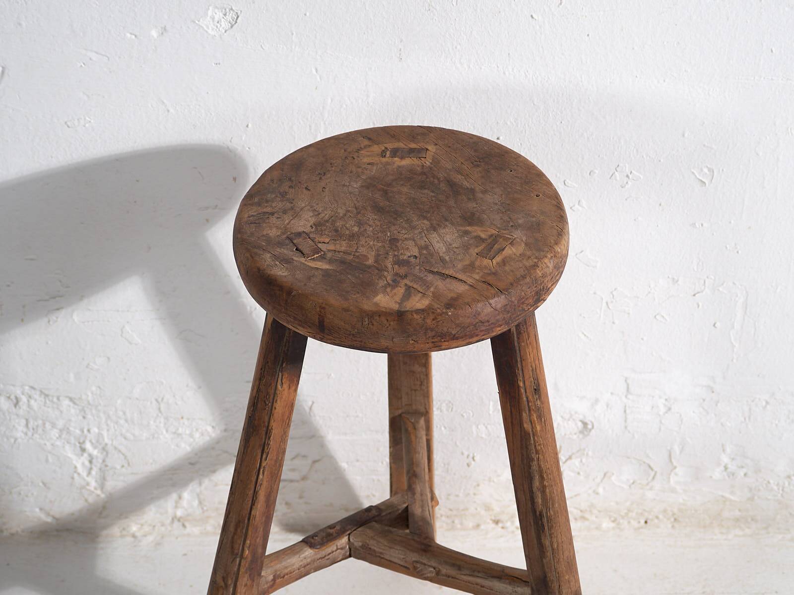 Antique handmade stool (c.1900) #18