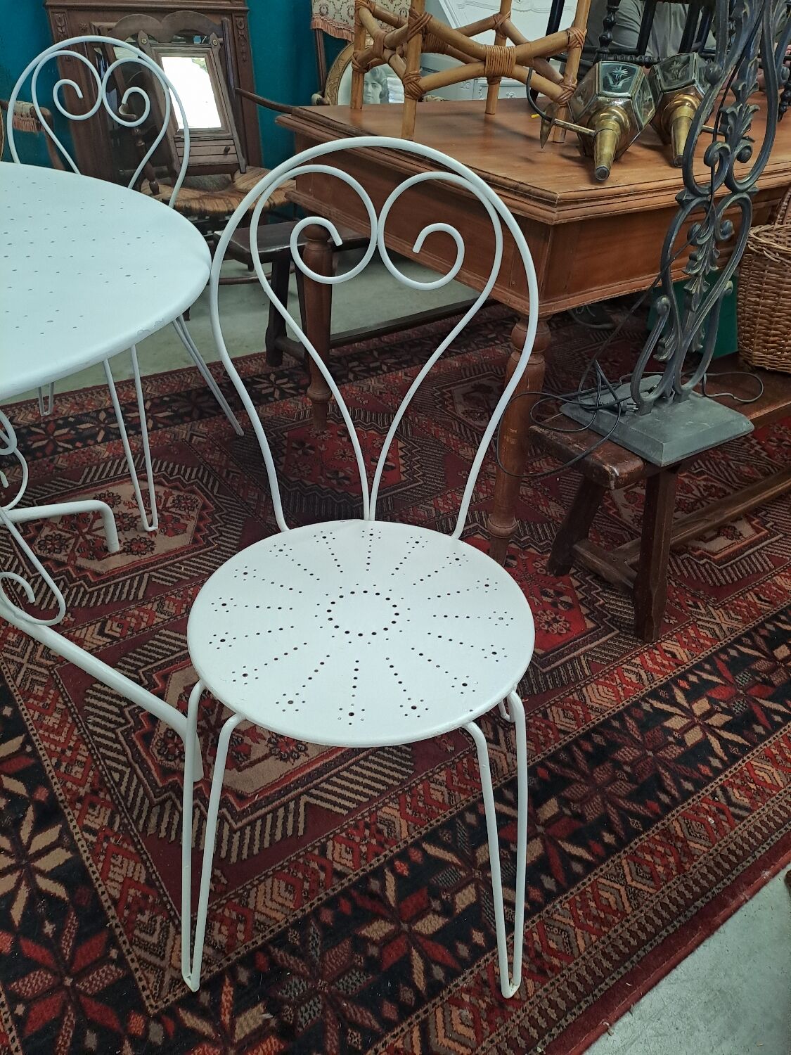 Salon de jardin en fer forgé