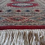 Pakistani hallway carpet, handmade in wool and silk, 278x80cm.